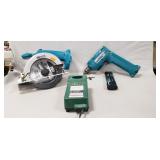 (1) Makita 18V Cordless Circular Saw, (1) Makita
