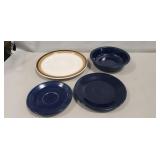 (3) Pieces Of Fiesta Dishware & (1) Buffalo China