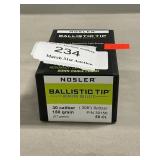 (50) Nosler .308 150 Gr. Ballistic Tip Bullets
