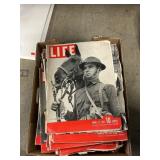 Lot Of Vintage Life Magazines, 1940ï¿½s