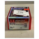 (50) Hornady .45 Cal. 300 Gr. HP Interlock