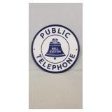 (1) Metal Sign (12' Diameter)