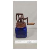 (1) Cobalt Blue Butter Churn