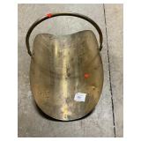 Brass-Tone Metal Log Holder