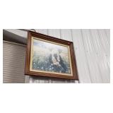 (1) Vintage Framed Print 'Rebecca' (28'ï¿½25')