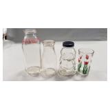 (1) Wengert's Dairy Milk Bottle, (1) Geneva Milk