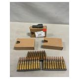 (50) Rounds Of 5.56 x 45 Ammo On Stripper Clips