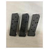 (3) Chip McCormick Power MG Blue 8-Round .45 Auto