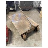 Flat Cart with Metal Wheels