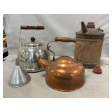 Solid Copper Teapot (Portugal Origin), Farberware