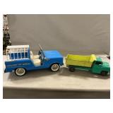 1960ï¿½s Nylint Petmobile, Buddy L Dump Truck