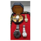 (4) Assorted Men's Watches