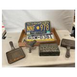 Cast Iron Bird & Small Fry Square Skillets By