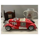 Car Clock (Parts Broken Off), Vintage Wooden