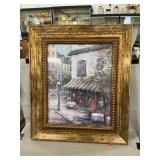 Ruane Manning ï¿½Coffee House Ambienceï¿½ Framed Print