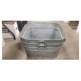 (2) Galvanized Tubs (22'ï¿½22'ï¿½11')