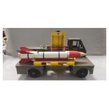 (1) Vintage Ny-Lint Toys Pressed Steel Guided