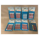 (7) Packs Of New Lesto Jig Saw Blades, (1)