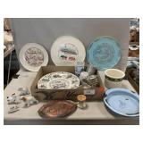 Collector Plates, Longaberger Caddy, Pircelain n