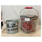 (2) Bait Buckets