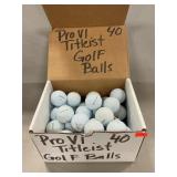 (40) Titleist ProV1 Golf Balls