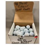(40) Titleist ProV1 Golf Balls