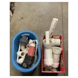 Lot Of PVC Pipe Joints, Fittings