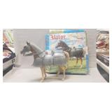 (1) Vintage Marx Valor Armored Horse w/ Original