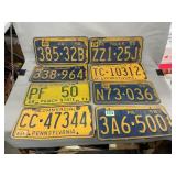 Vintage License Plates