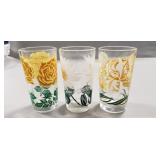 (3) Vintage Peanut Butter Glasses