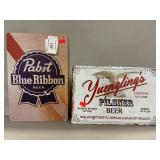 (2) Metal Beer Advertising Signs