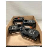 Lot Of (4) Ridgid Lithium Batteries