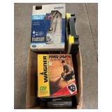 Box Lot With Wagner Power Sprayer, Manual Torch