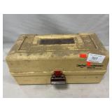 Old Pal Tackle Box With Line, Hooks, Fishing