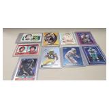 (9) Assorted NFL Football Cards