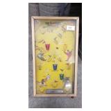 Vintage 'Poosh-M-Up-Big 5' Table Top Pinball Game