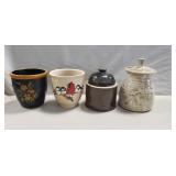 (4) Assorted Stoneware Pieces