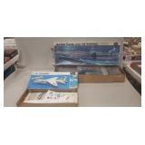 (1) Military Aircraft Model Kit & (1) Military