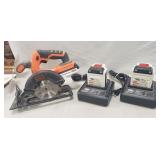 Black And Decker 20V Cordless Circular Saw w/ One