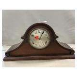 Antique Wooden Mantel Clock (NoKey, Back Door