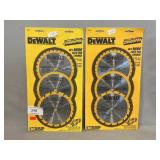 (2) New DeWalt 5 3/8ï¿½ Circular Blade Combo Packs