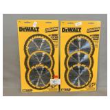(2) New DeWalt 5 3/8ï¿½ Circular Blade Combo Packs