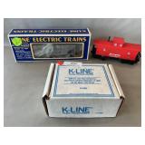K-Line O Gauge Hopper & Caboose (No Box),