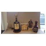 Tray Of Assorted Decanters & (1) Seagram's V.O.