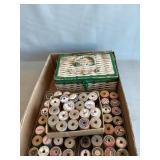 Lot Of Thread, Sewing Basket
