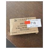 (20) Rounds 5.55 M193 Ball Cartridges