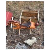 Toy Horse, Dog Statue and More