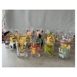 Fast Food Character Glasses, Jelly Glasses