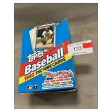Box Of Sealed Packs Of 1992 Topps Baseball
