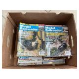 Box Lot Of Model Railroader Periodicals